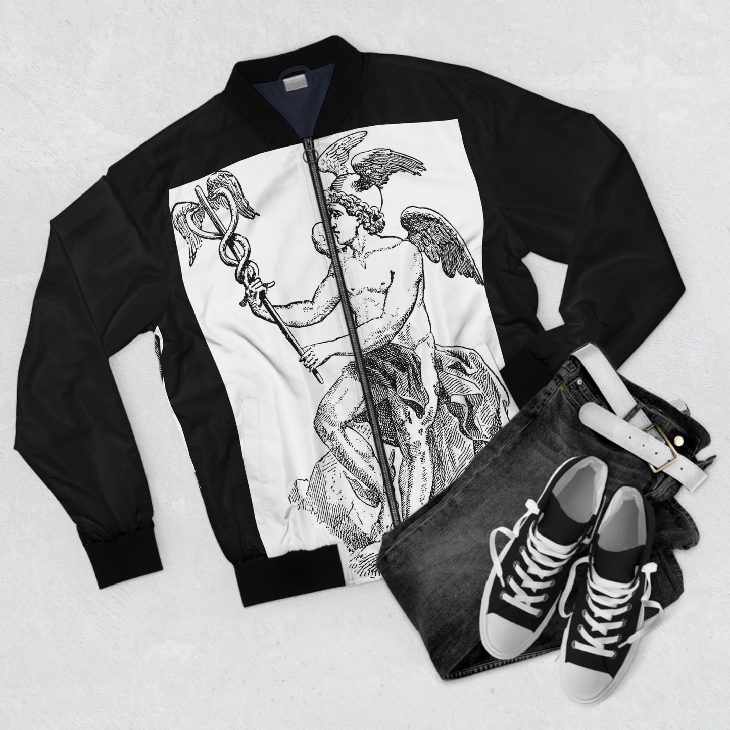 Hermes Men's AOP Bomber Jacket