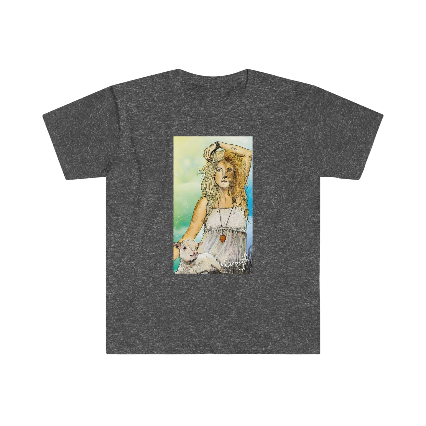 Light Seers Strength Card Unisex Softstyle T-Shirt
