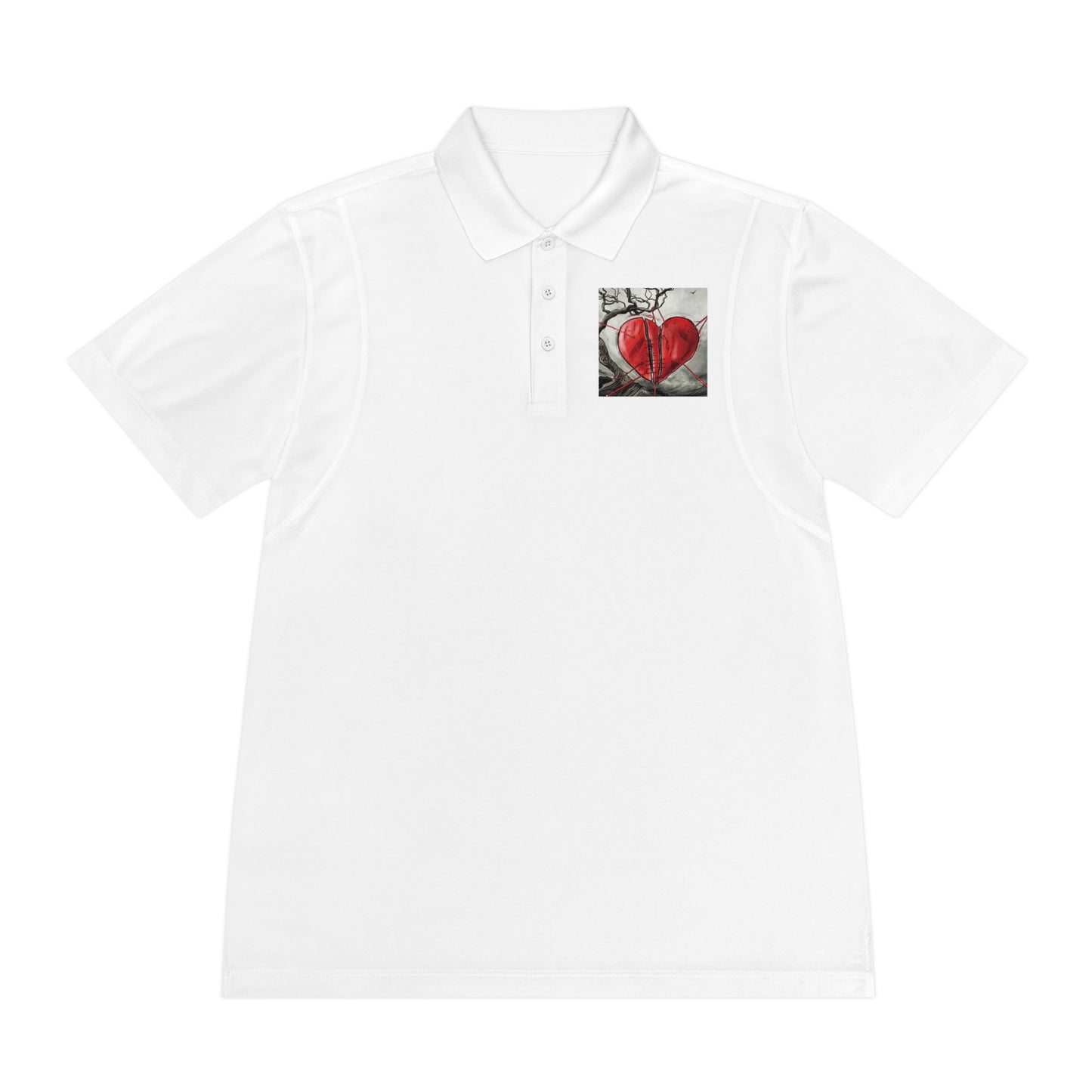 Light Seers 3 of Swords Men's Sport Polo Shirt