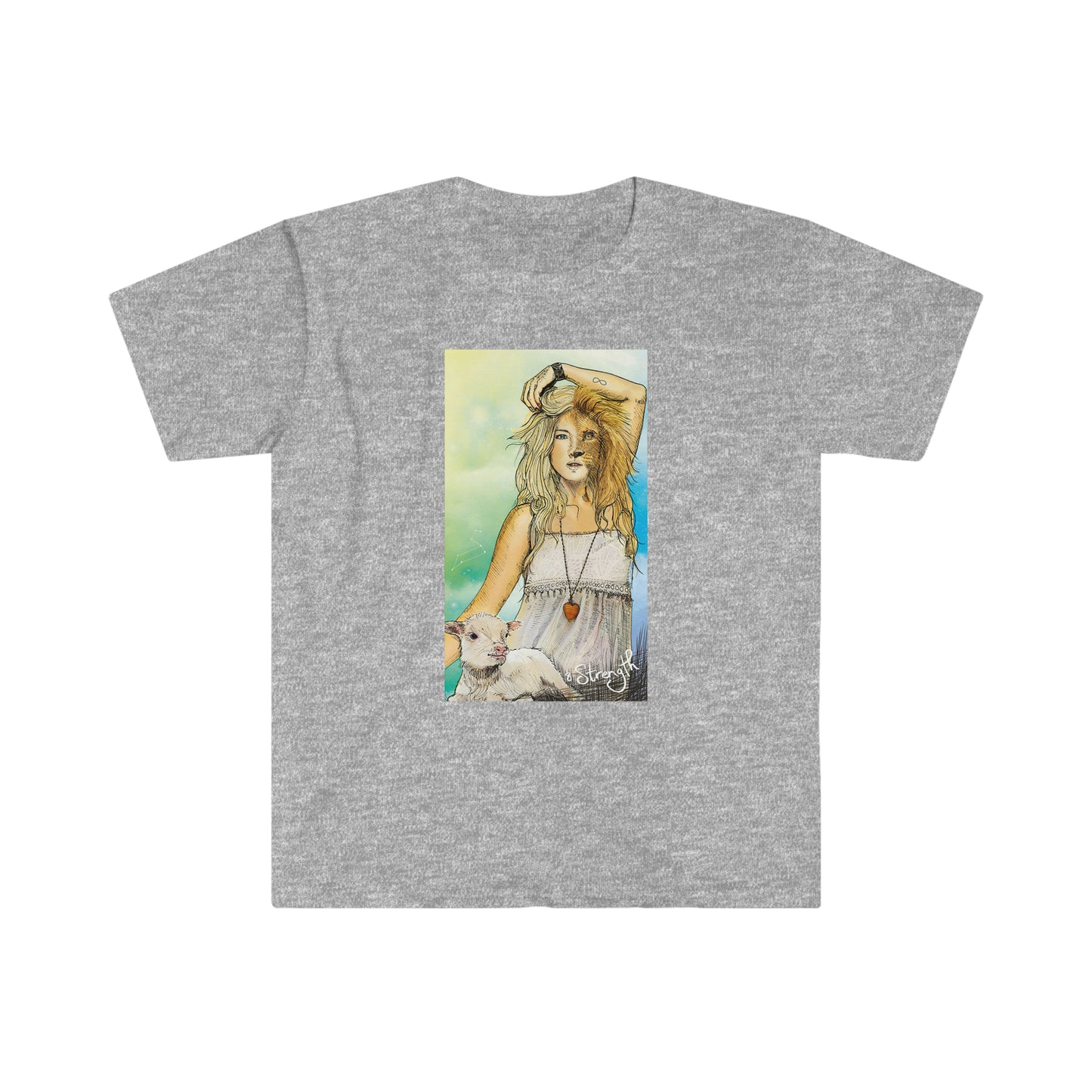 Light Seers Strength Card Unisex Softstyle T-Shirt