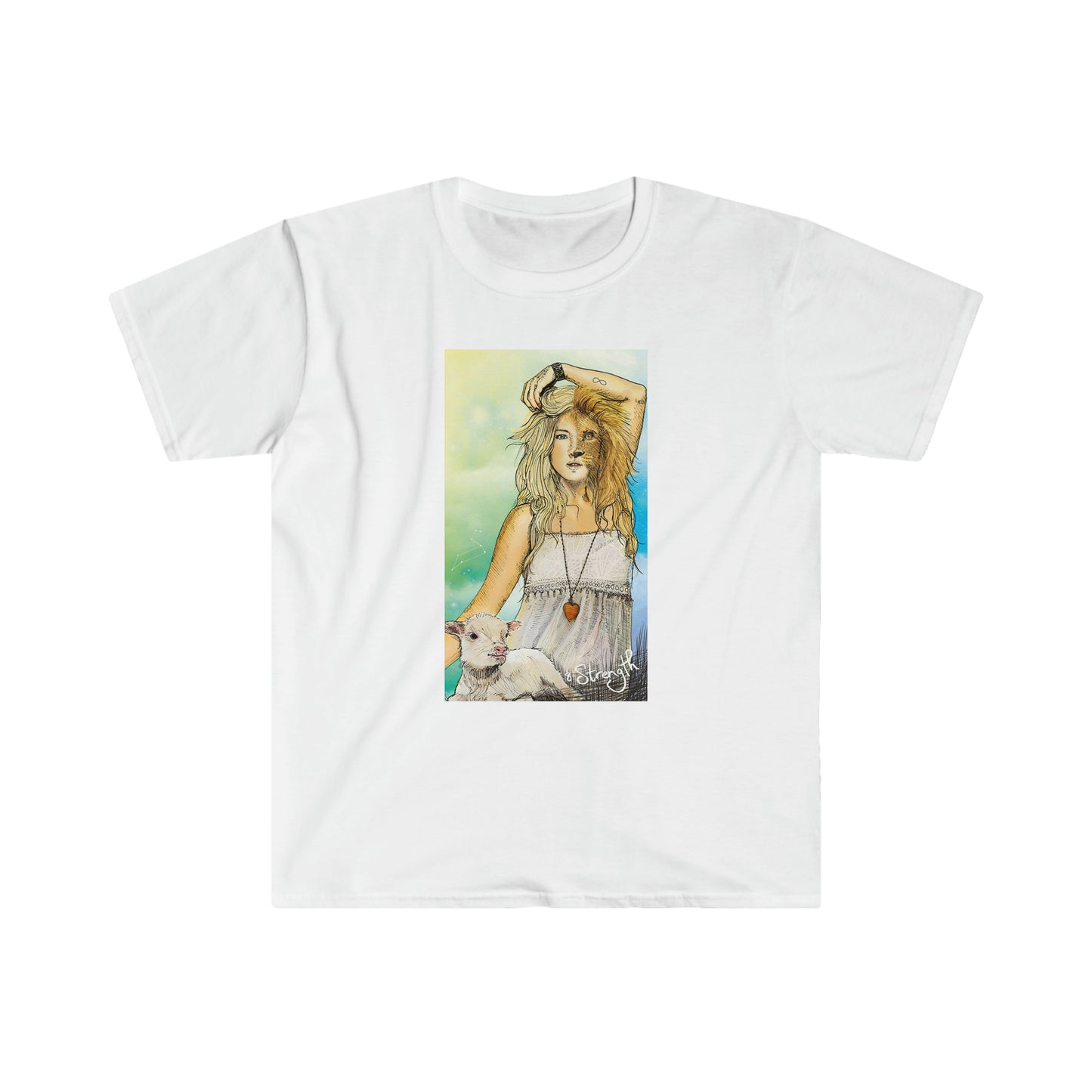 Light Seers Strength Card Unisex Softstyle T-Shirt