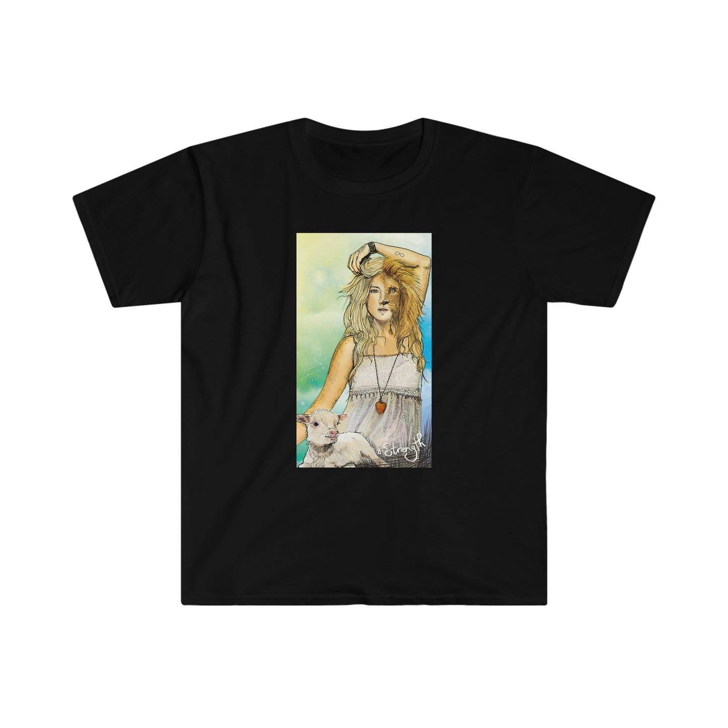 Light Seers Strength Card Unisex Softstyle T-Shirt
