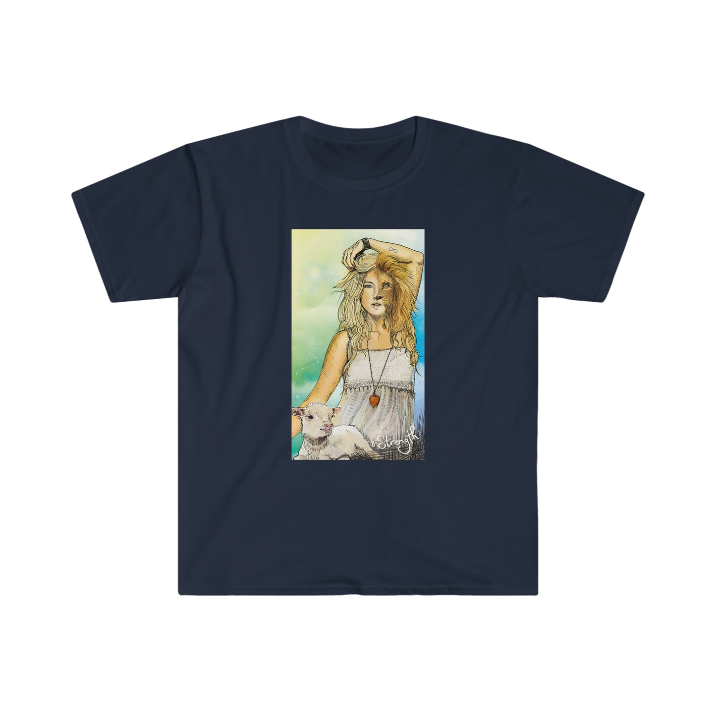Light Seers Strength Card Unisex Softstyle T-Shirt
