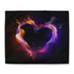 Heart on Fire Duvet Cover