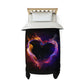 Heart on Fire Duvet Cover