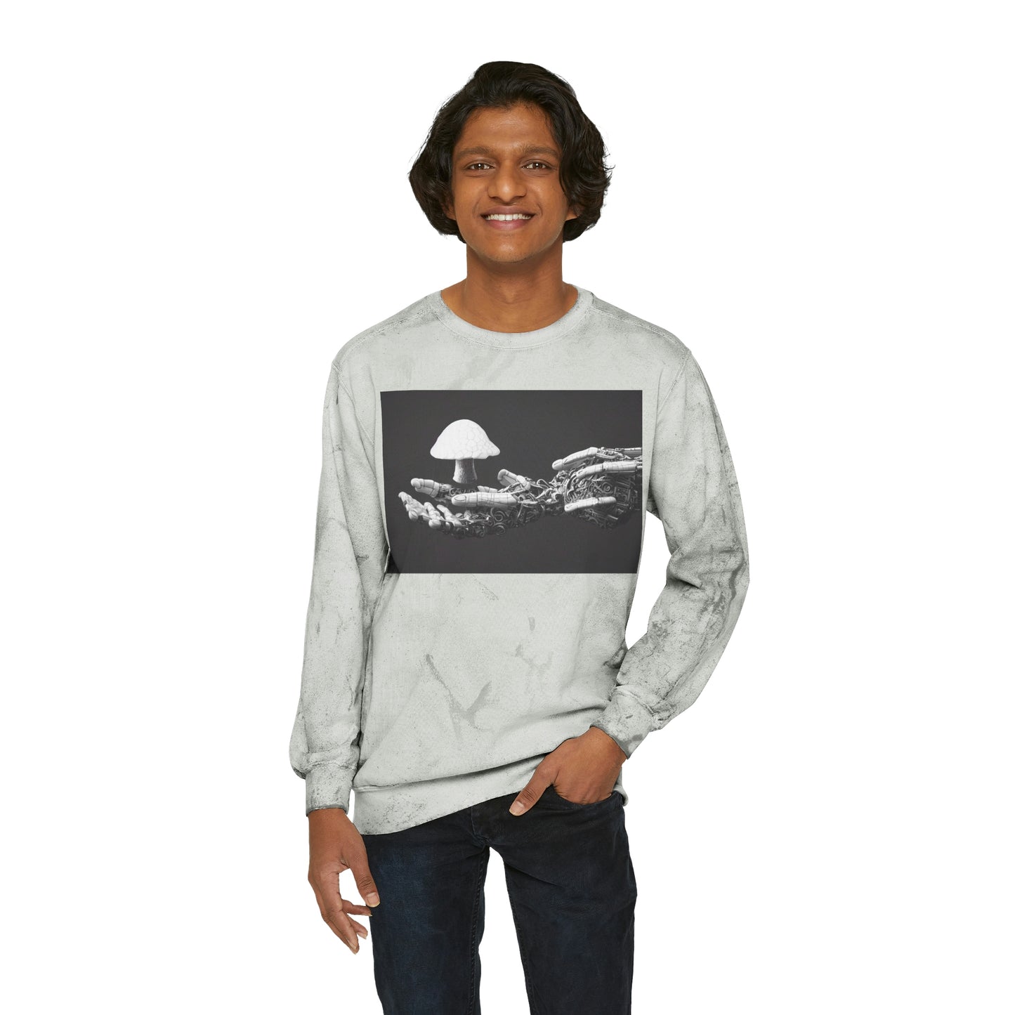 Magic Mushroom 3 Unisex Color Blast Crewneck Sweatshirt