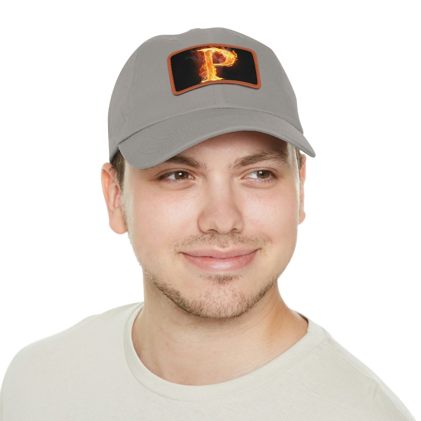 Big P Dad Hat with Leather Patch