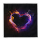 Heart on Fire Duvet Cover