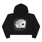 Black Ace By Correy Crop Hoodie