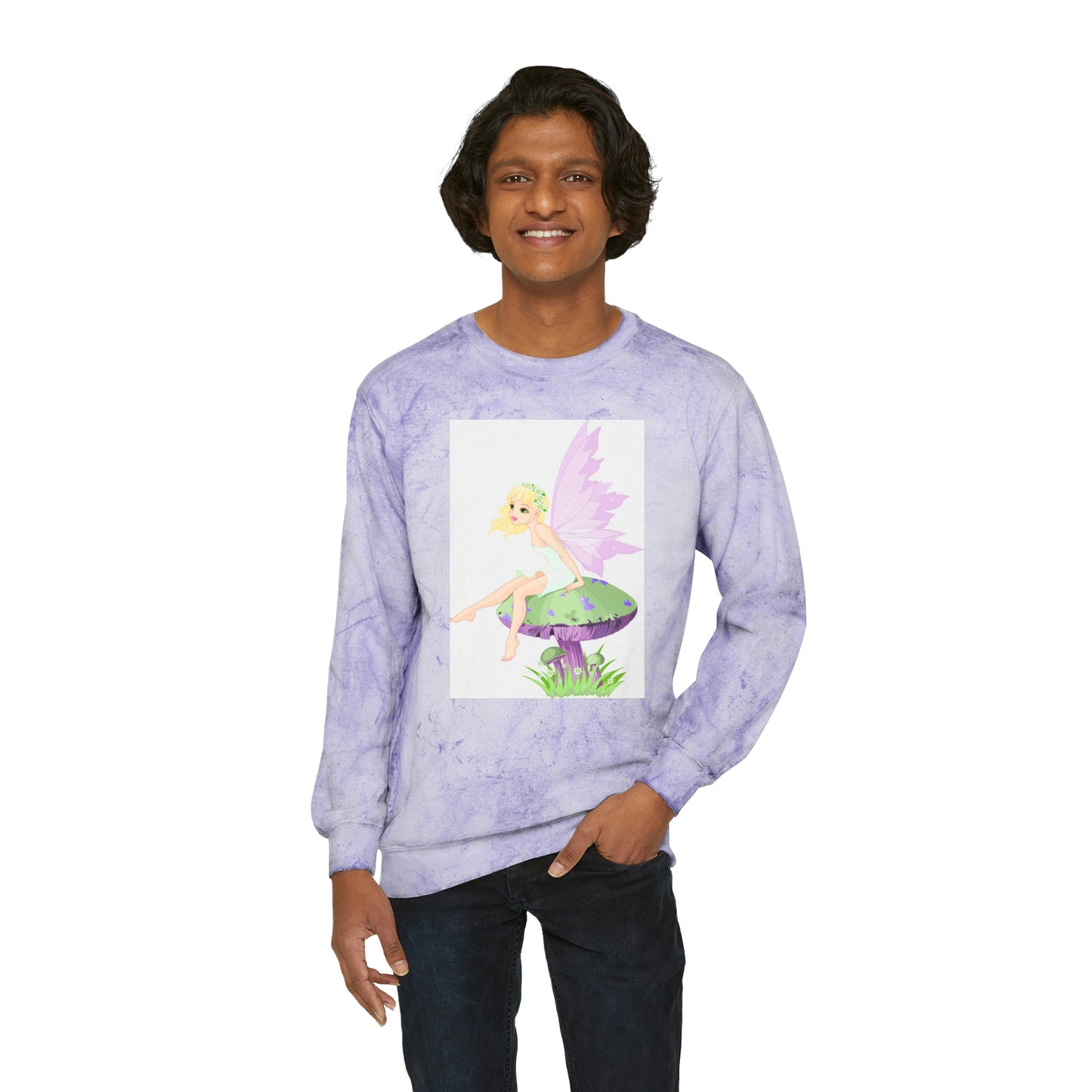 Magic Mushroom 3 Unisex Color Blast Crewneck Sweatshirt