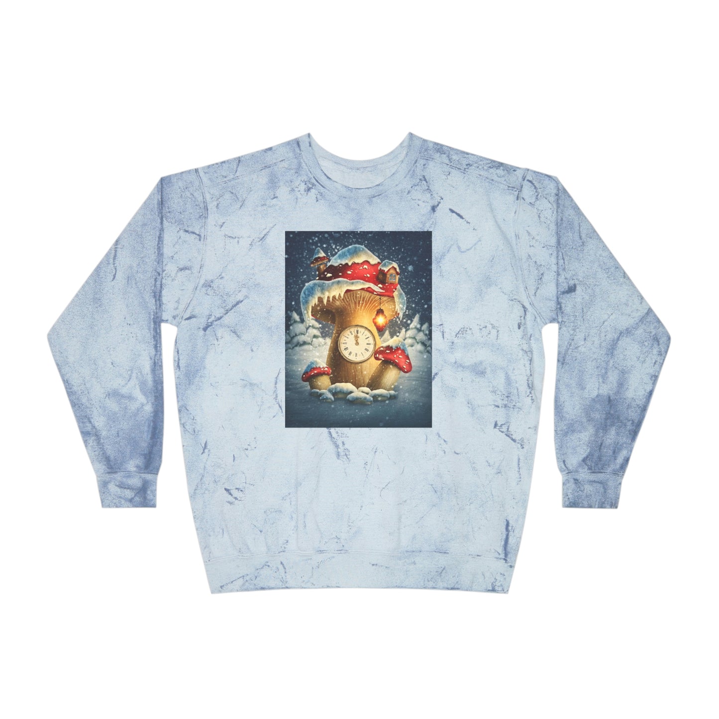 Magic Mushroom 3 Unisex Color Blast Crewneck Sweatshirt