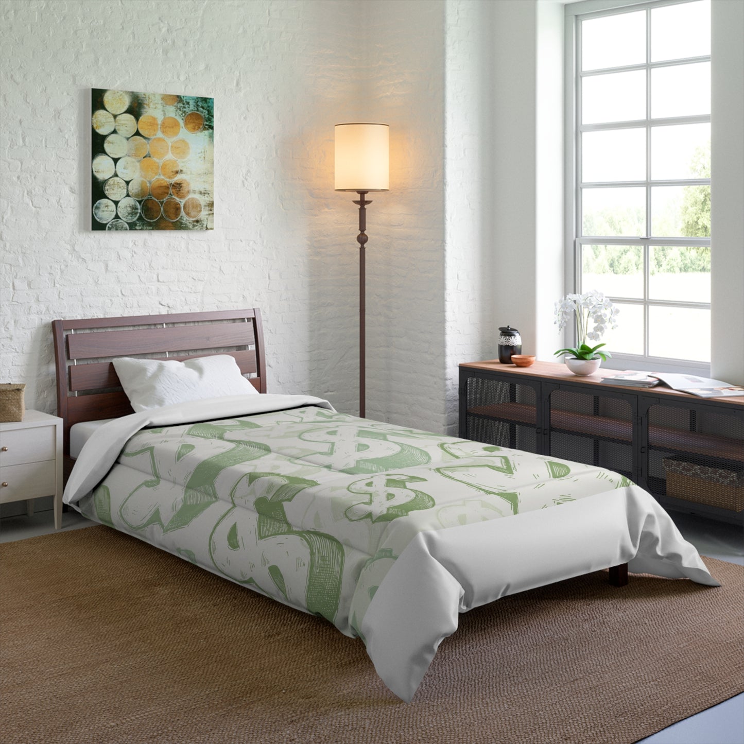 Dollar Sign Comforter