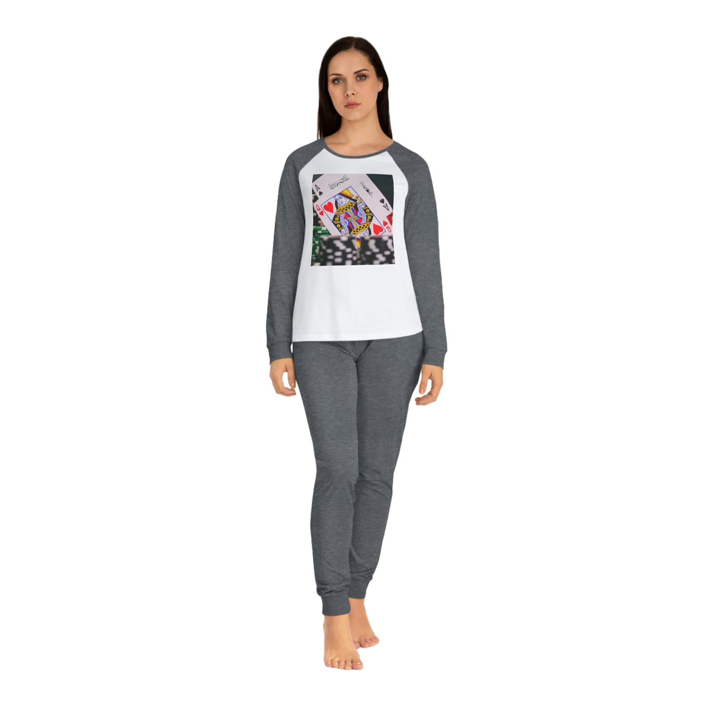 Black Ace By Correy Queen of Hearts Pajama Set