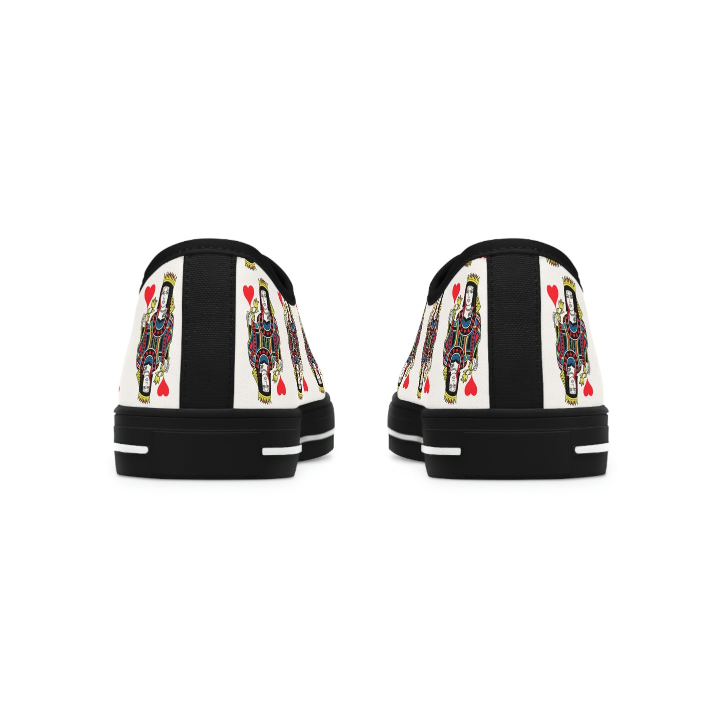Queen of Hearts Low Top Sneakers