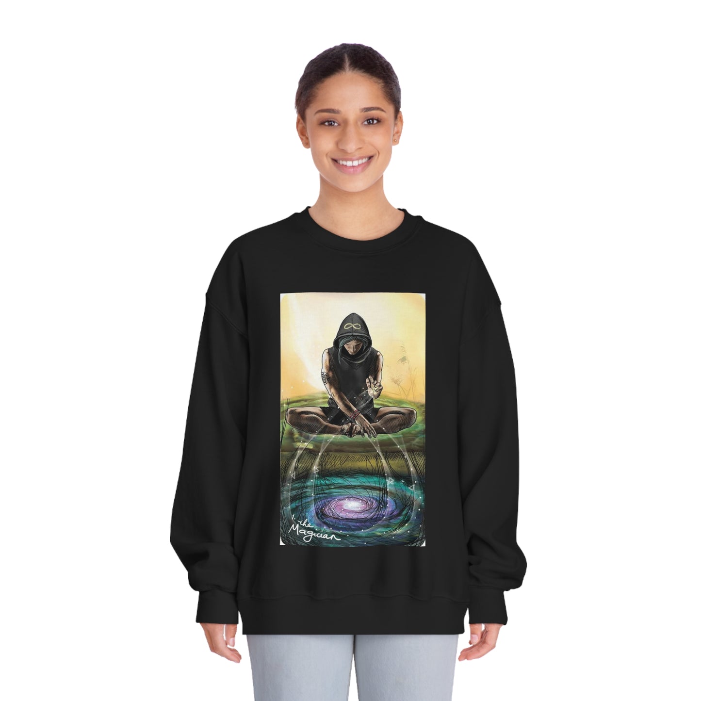 Light Seers Magician Tarot Card DryBlend® Crewneck