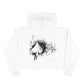 Black Ace By Correy Crop Hoodie