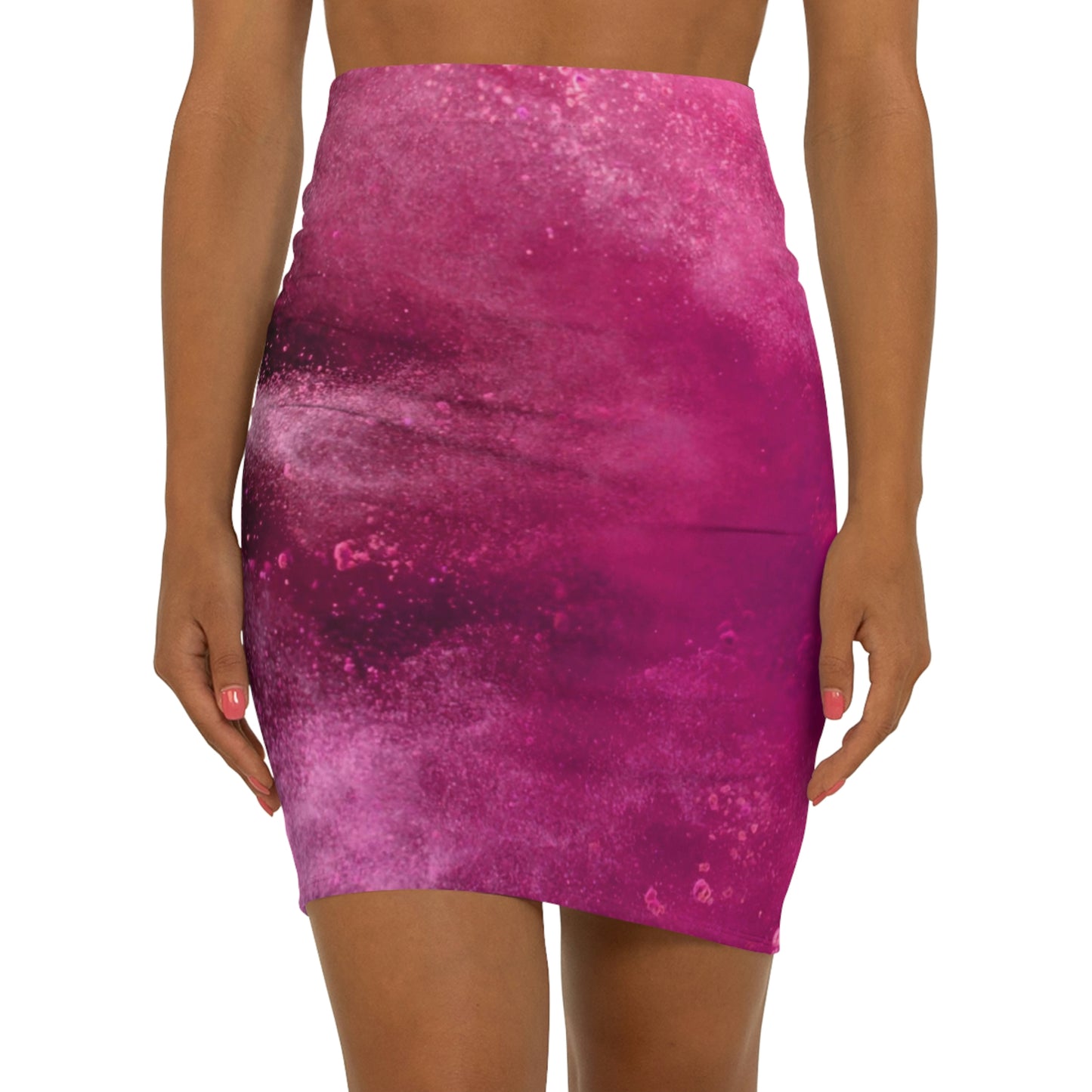 Pink Nebula Mini Skirt