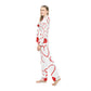 Hearts All Over Women's Satin Pajamas (AOP)