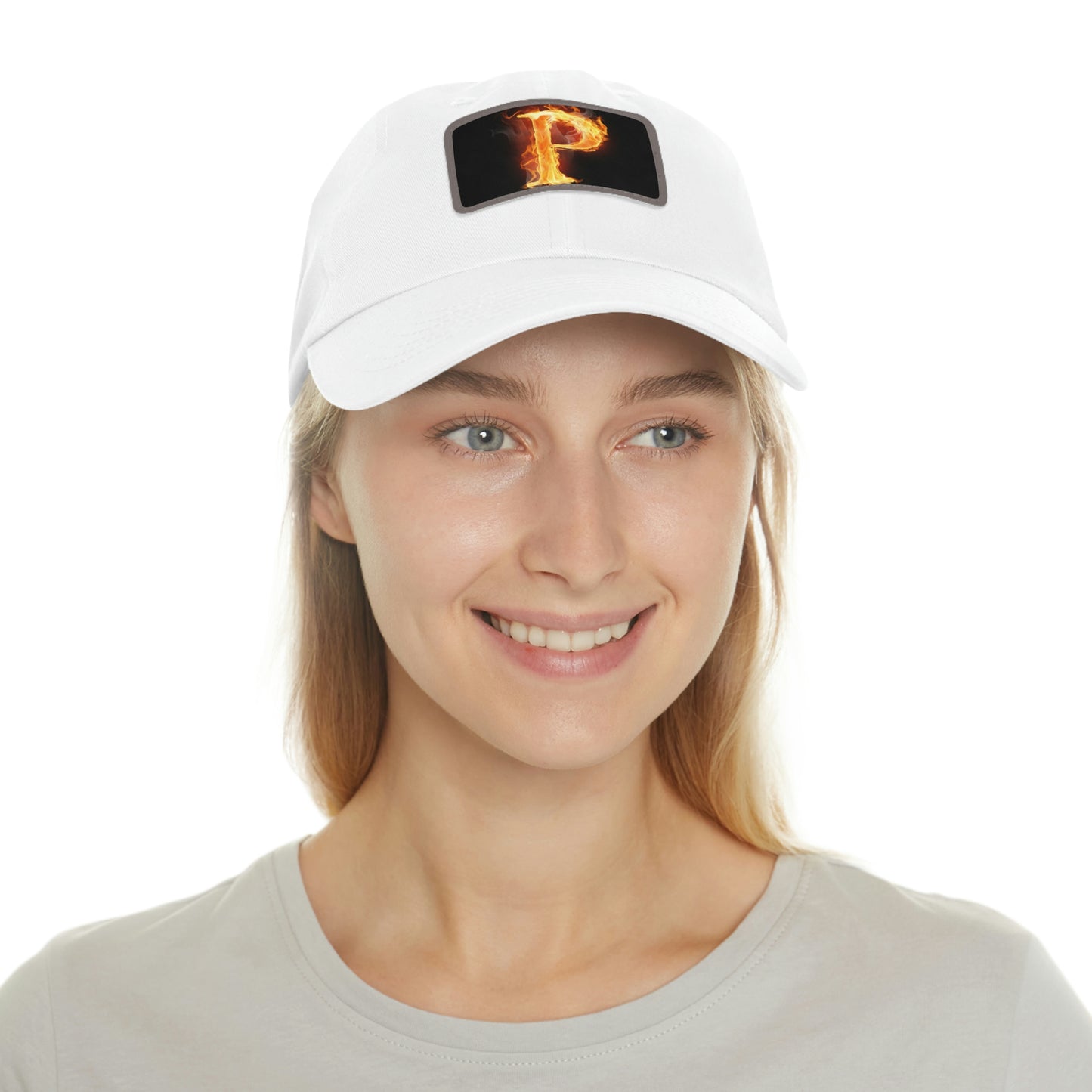 Big P Dad Hat with Leather Patch