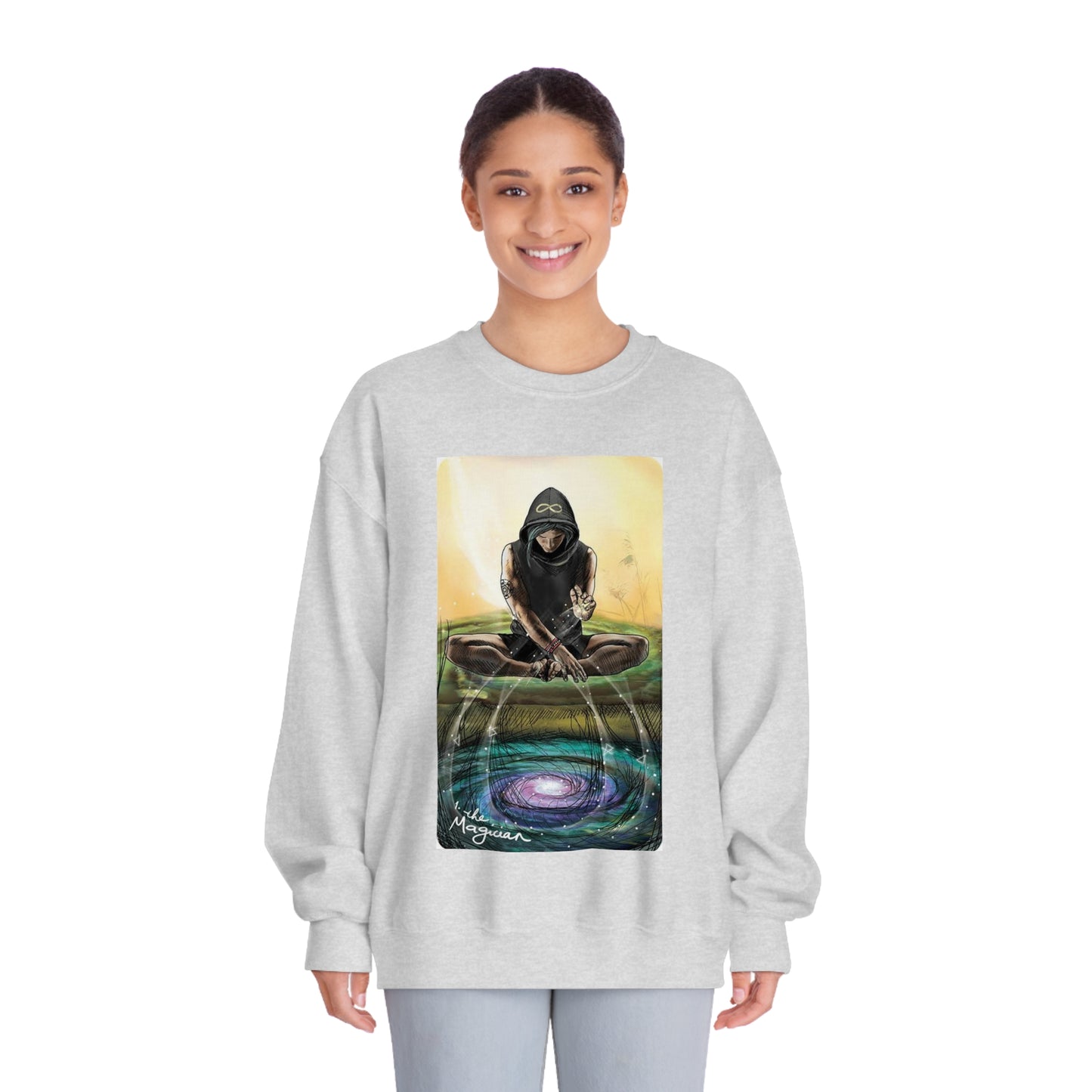 Light Seers Magician Tarot Card DryBlend® Crewneck