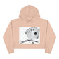 Black Ace By Correy Crop Hoodie