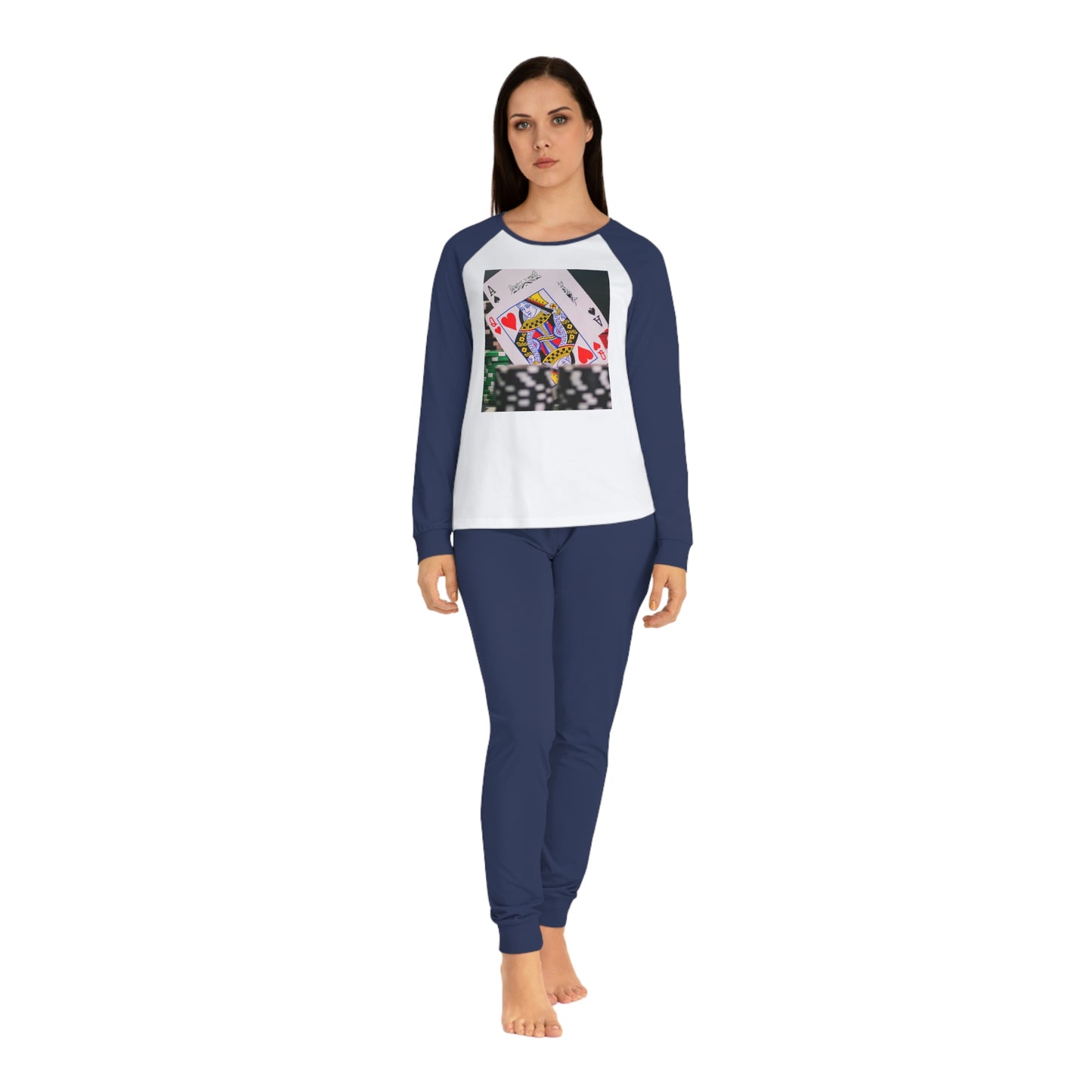 Black Ace By Correy Queen of Hearts Pajama Set