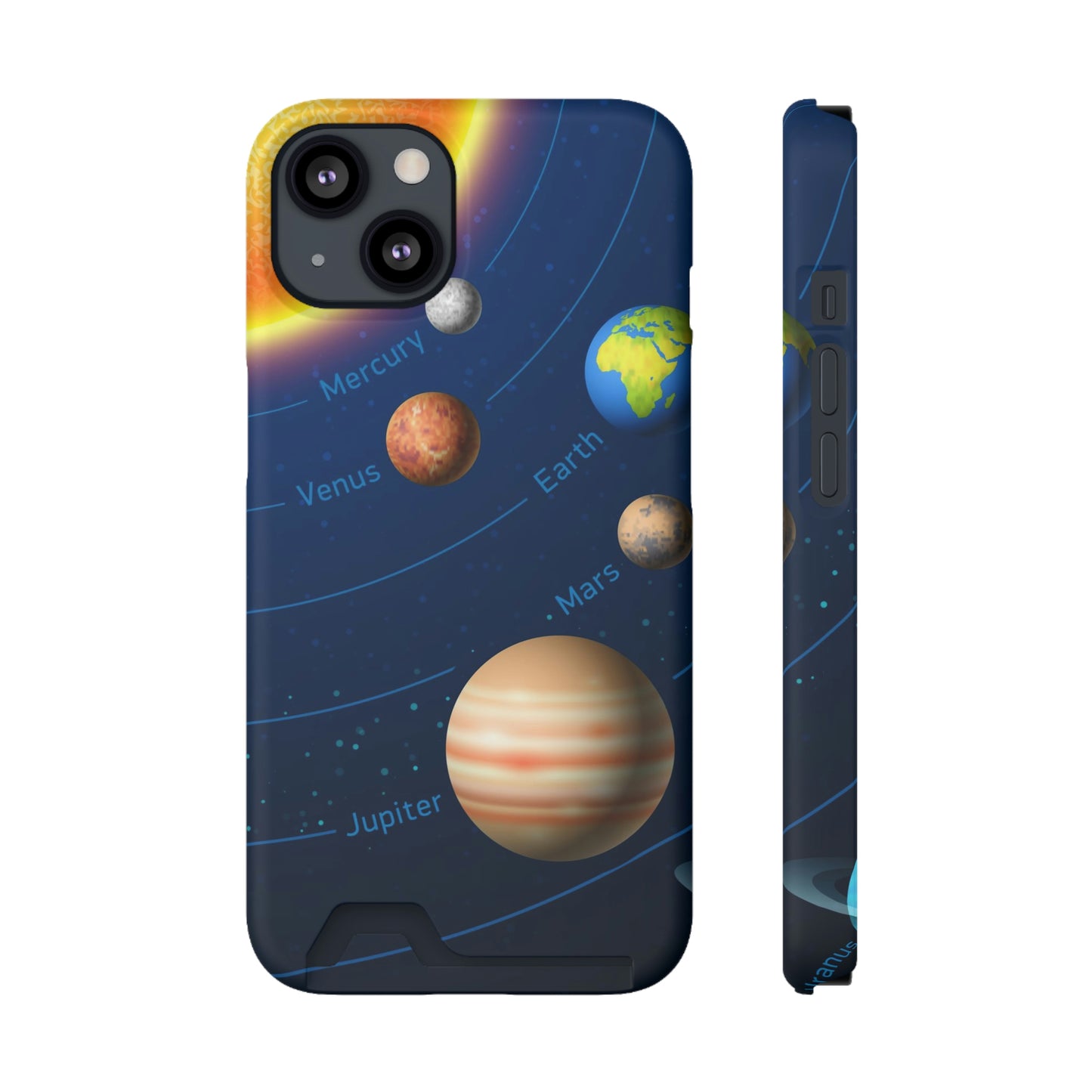 iPhone 13/ Samsung S21 & S22 Stargazer Case With Card Holder