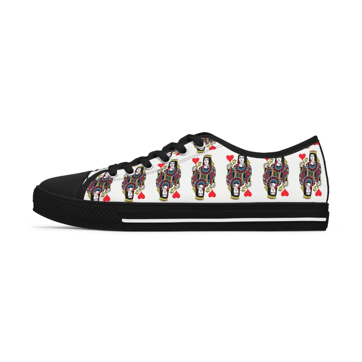 Queen of Hearts Low Top Sneakers