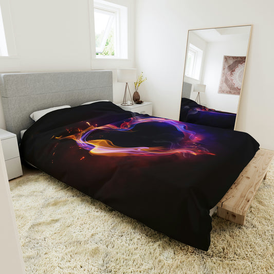 Heart on Fire Duvet Cover