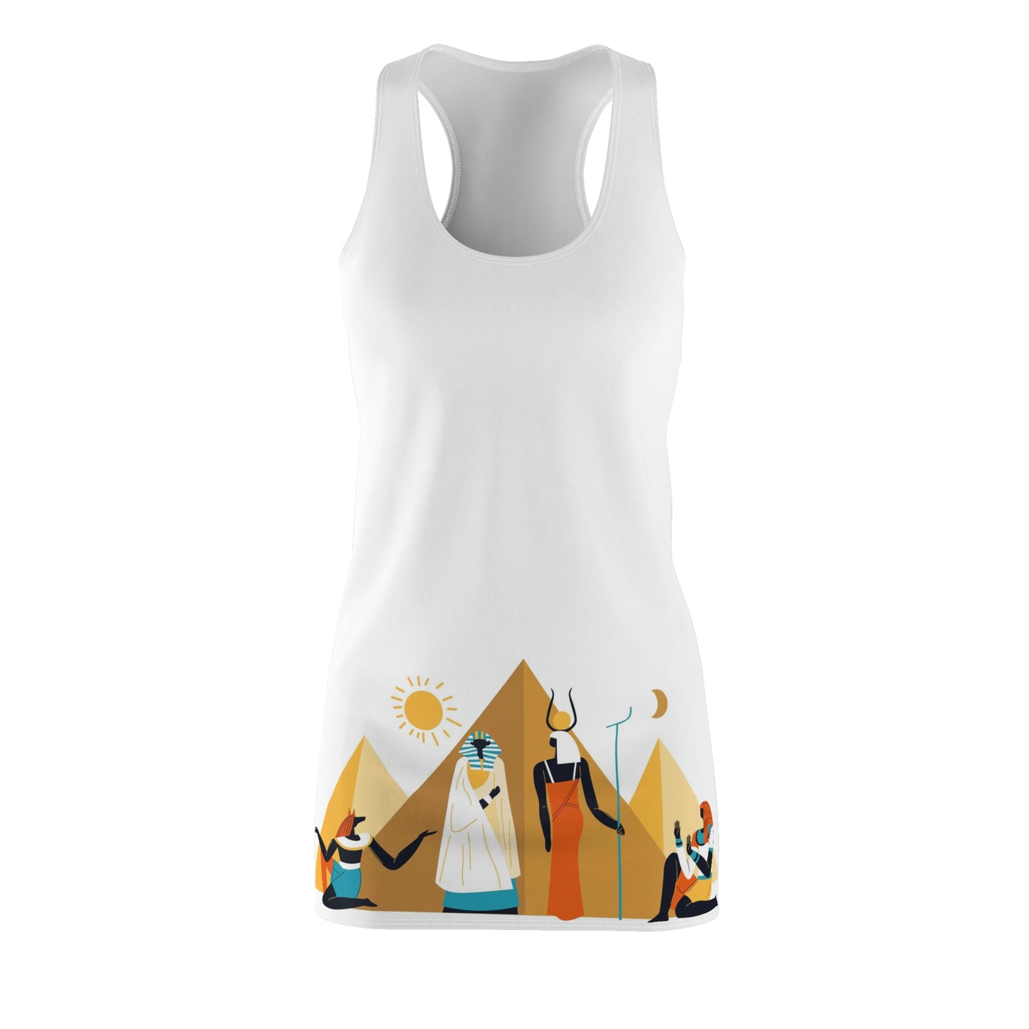 Egytian Goddess Cut & Sew Racerback Dress