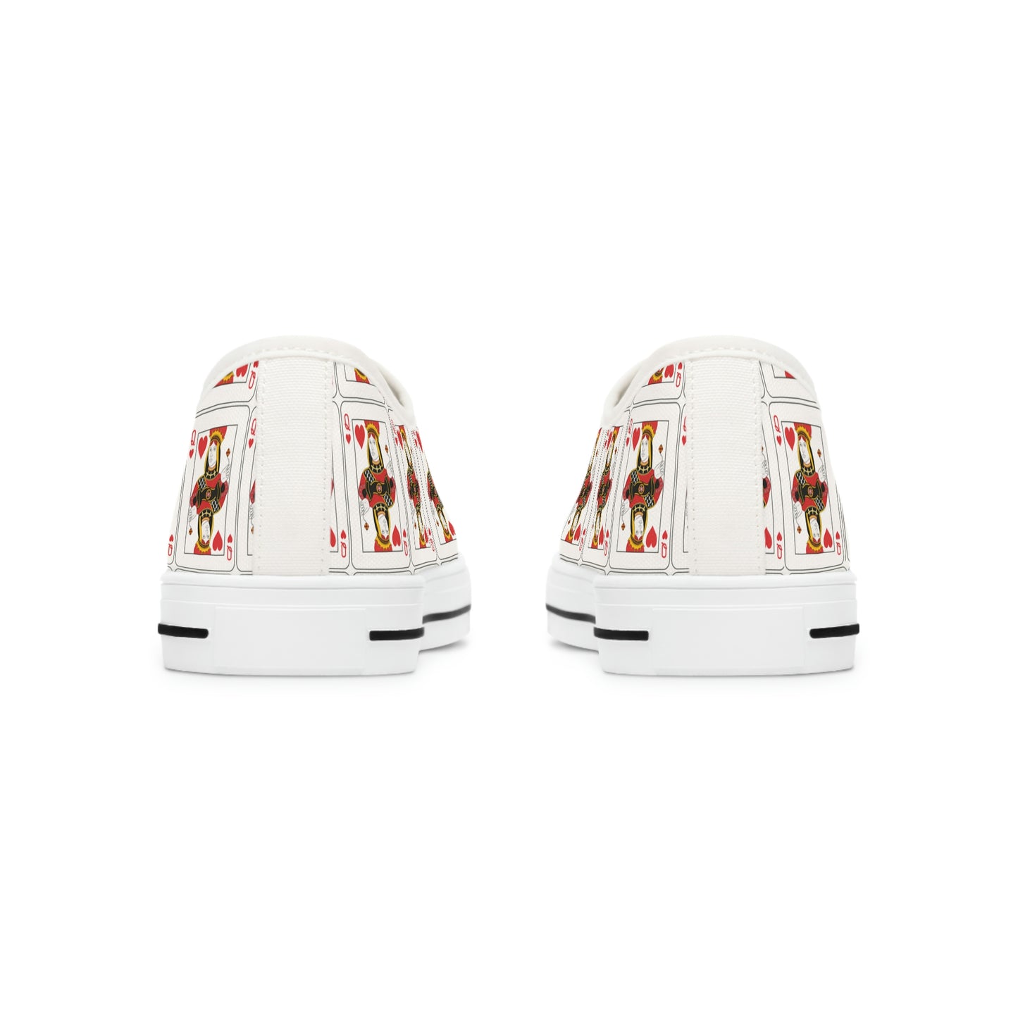 Queen of Hearts Low Top Sneakers