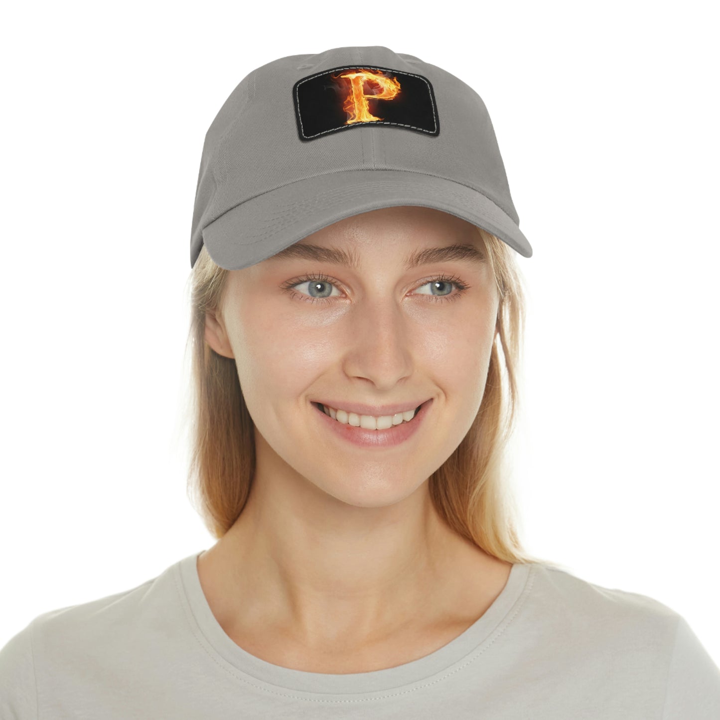 Big P Dad Hat with Leather Patch