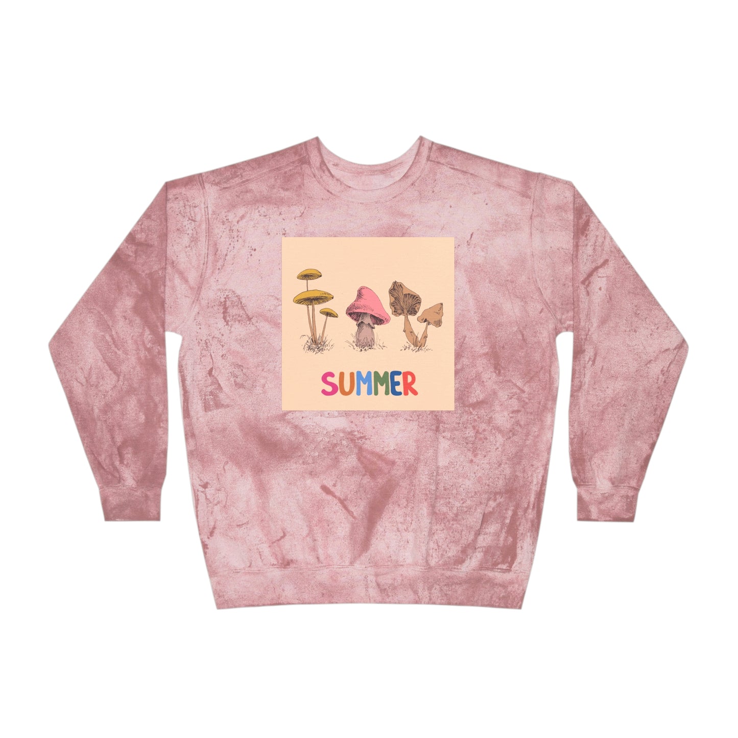 Magic Mushroom 3 Unisex Color Blast Crewneck Sweatshirt