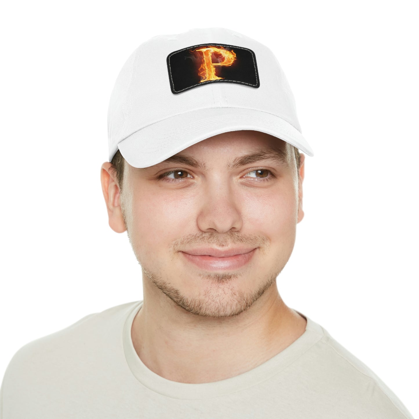 Big P Dad Hat with Leather Patch