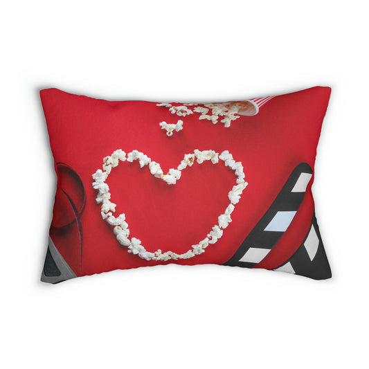 Movie Lovers Spun Polyester Lumbar Pillow