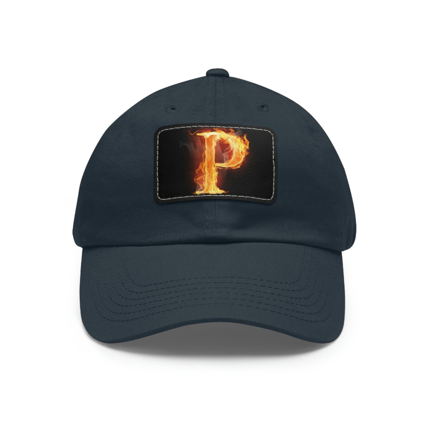 Big P Dad Hat with Leather Patch