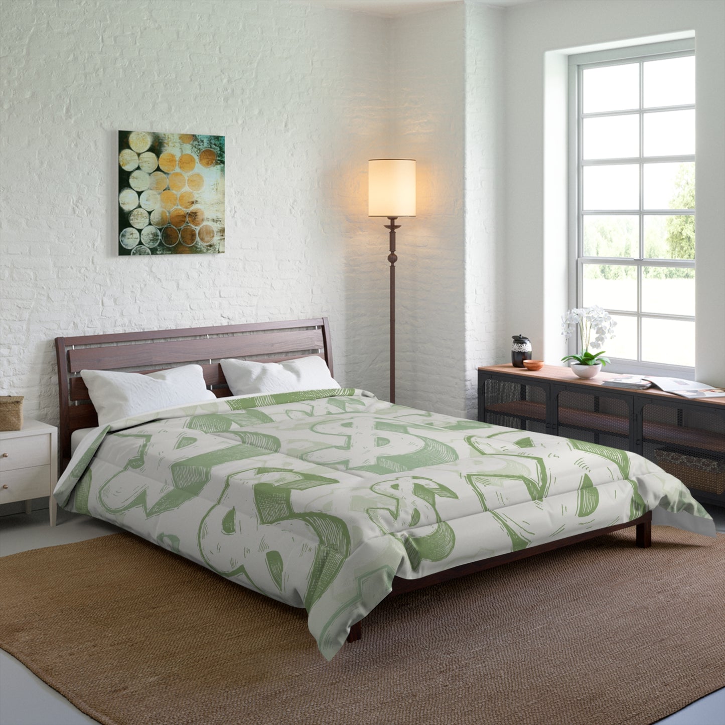 Dollar Sign Comforter