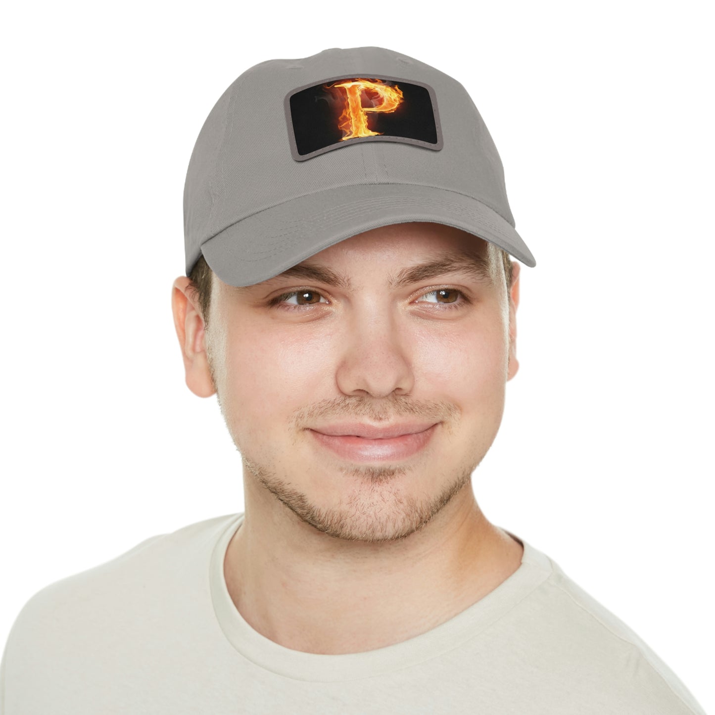 Big P Dad Hat with Leather Patch