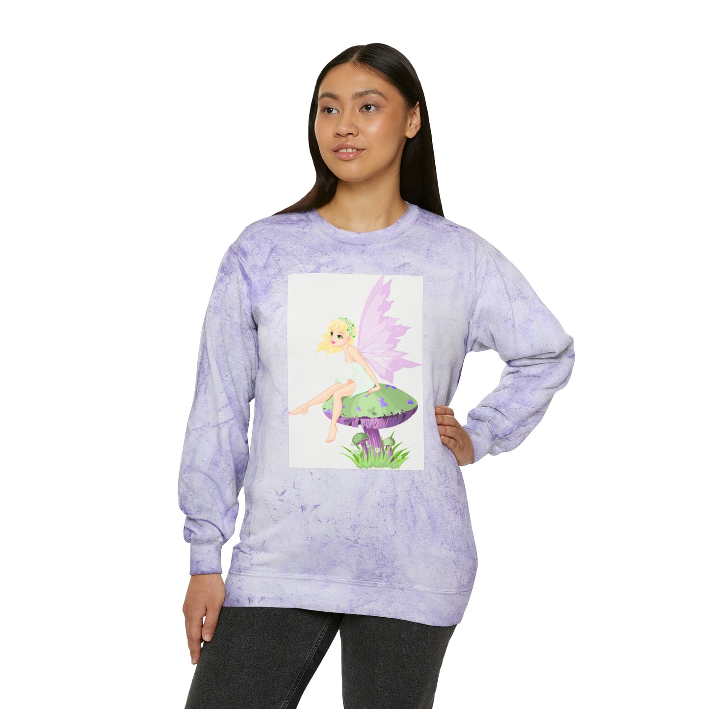 Magic Mushroom 3 Unisex Color Blast Crewneck Sweatshirt