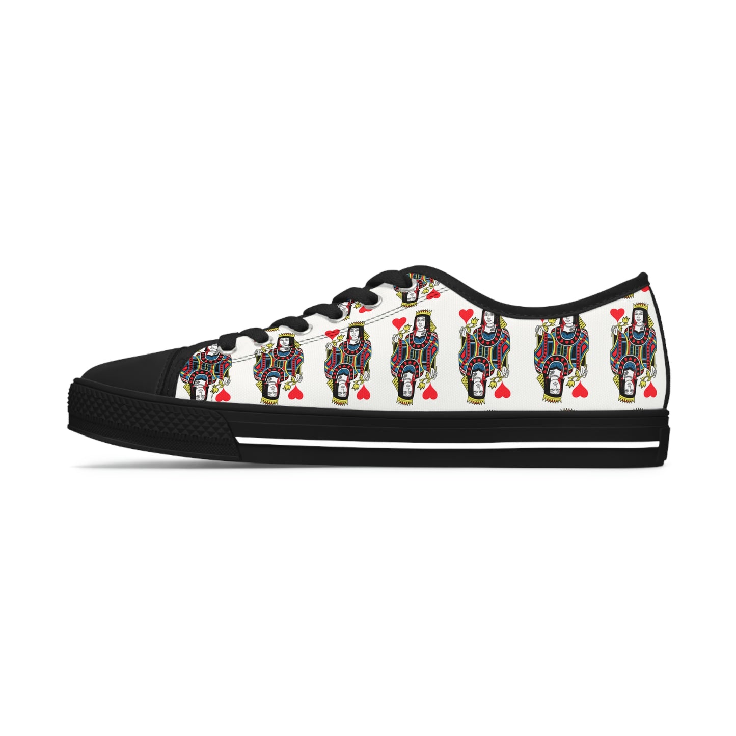 Queen of Hearts Low Top Sneakers