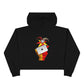 Black Ace By Correy Crop Hoodie