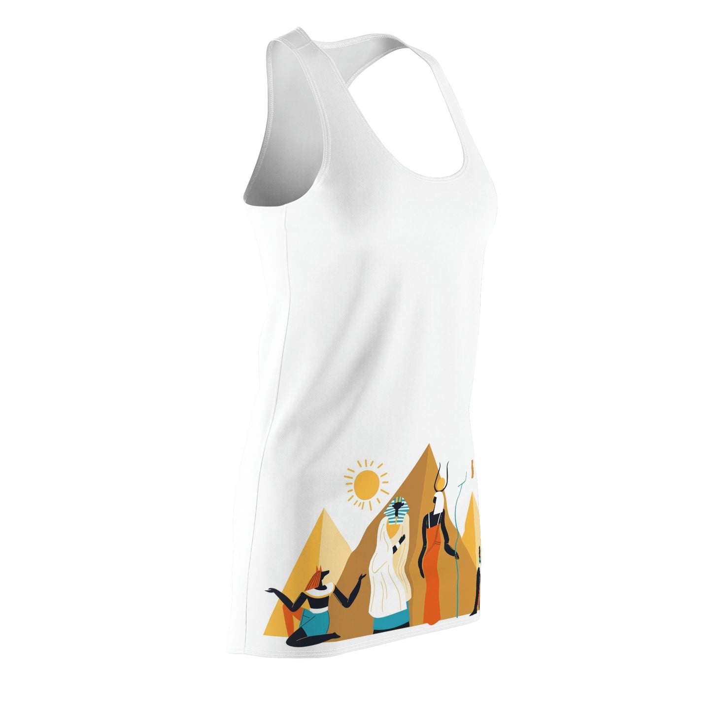 Egytian Goddess Cut & Sew Racerback Dress
