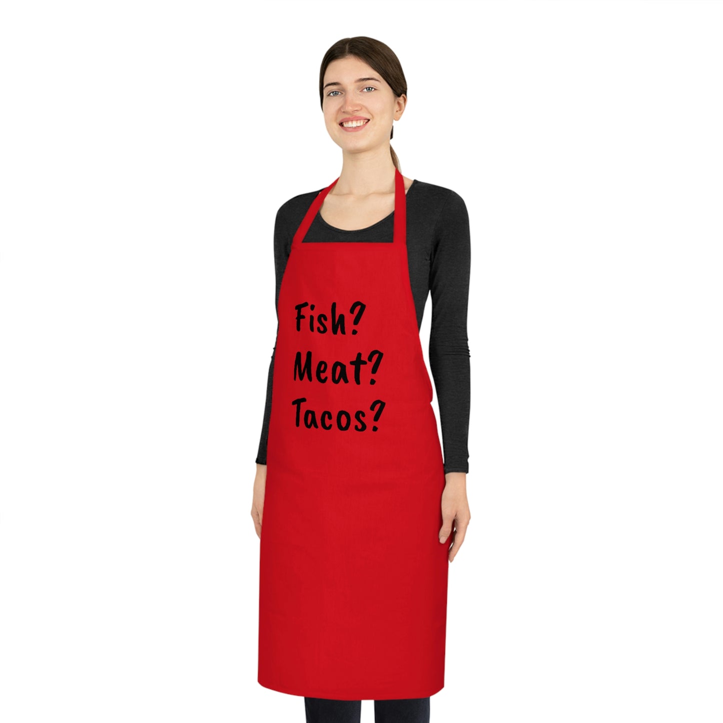 Fish? Meat? Tacos? Cotton Apron