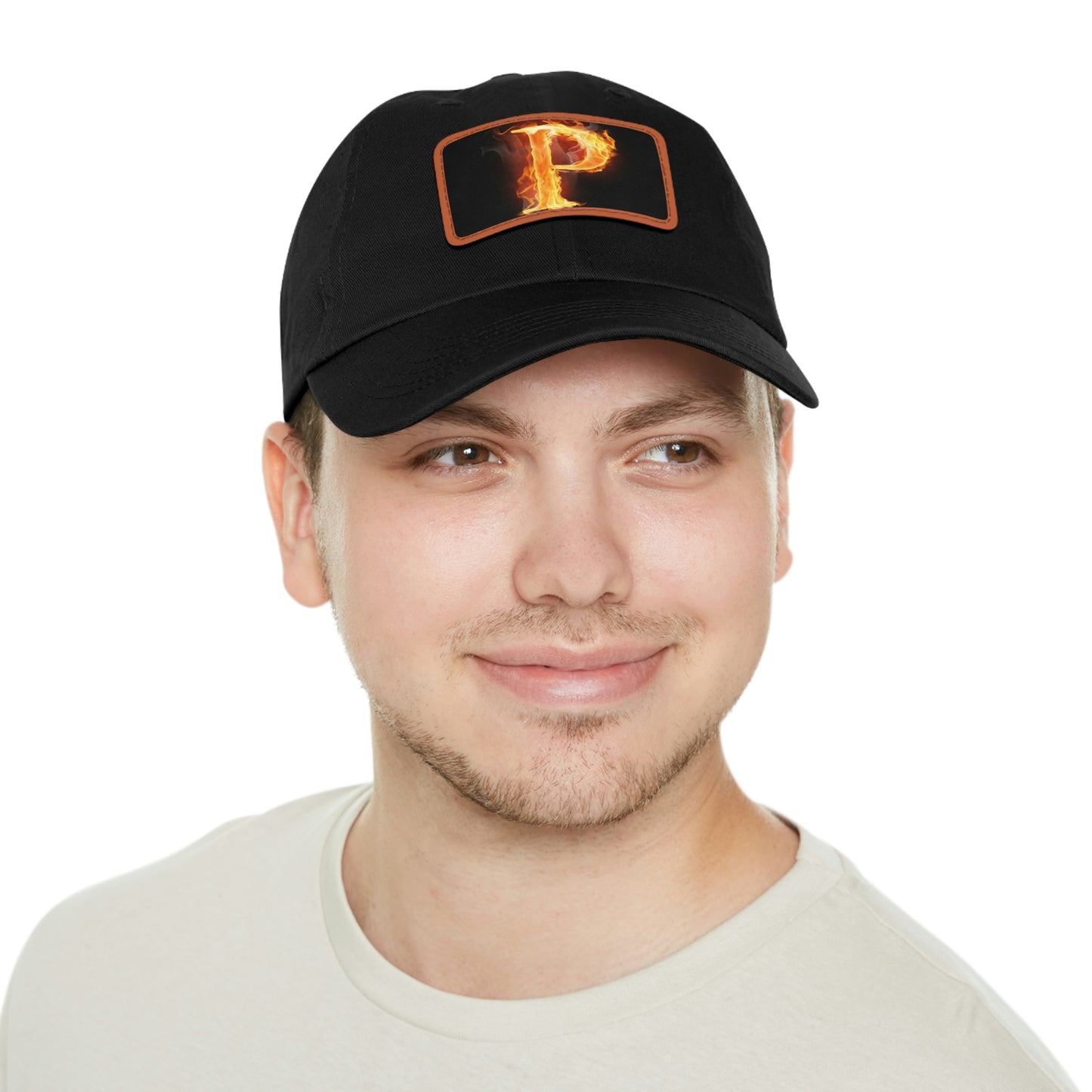 Big P Dad Hat with Leather Patch