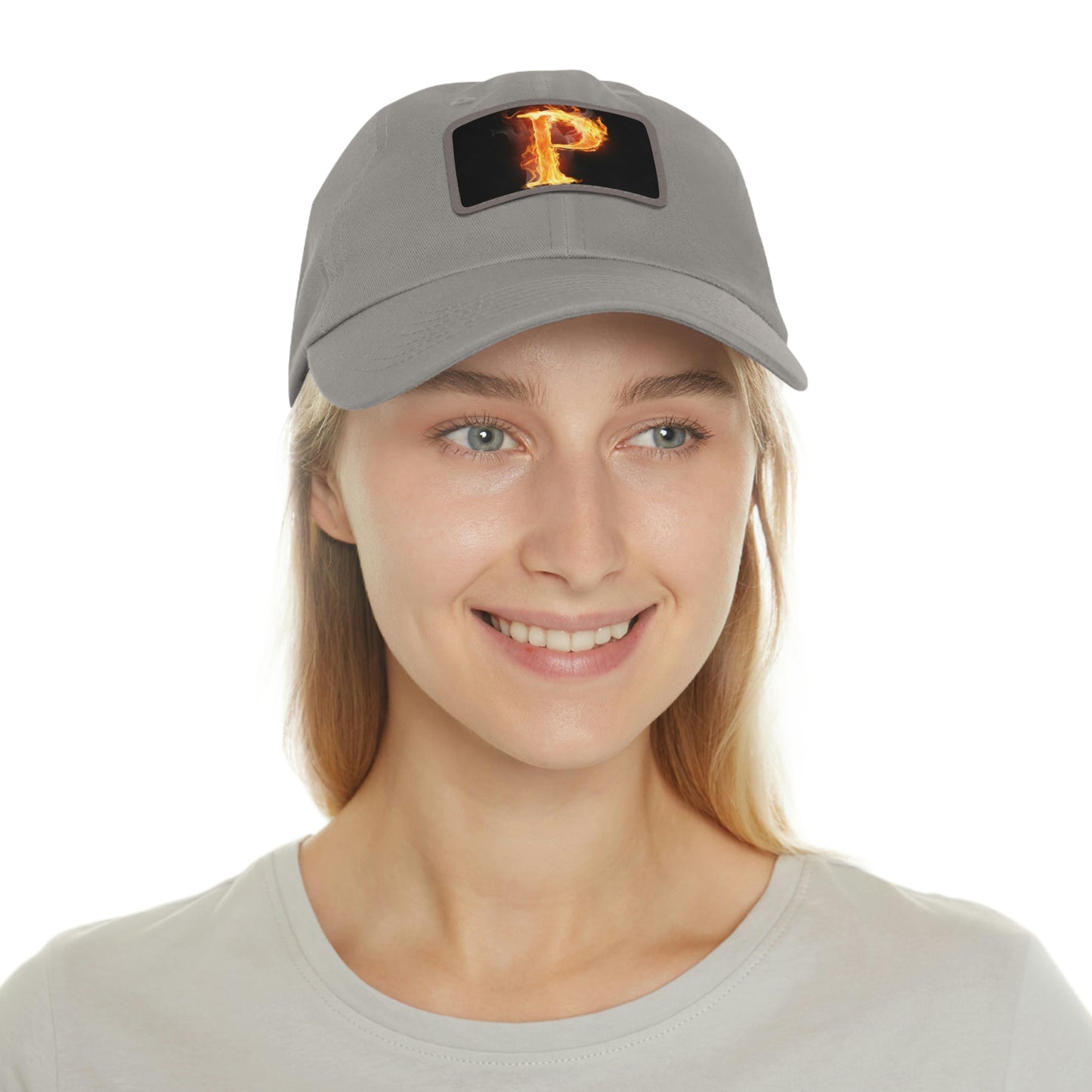 Big P Dad Hat with Leather Patch