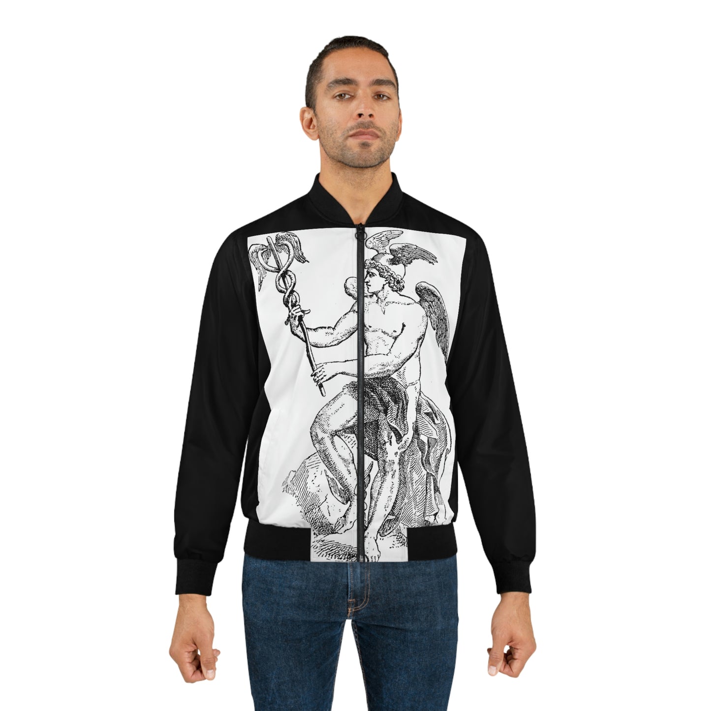 Hermes Men's AOP Bomber Jacket